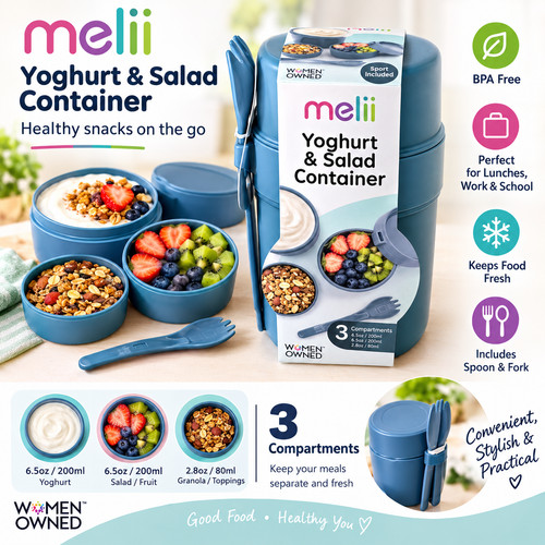 Melii yogurt salad container - melii,
