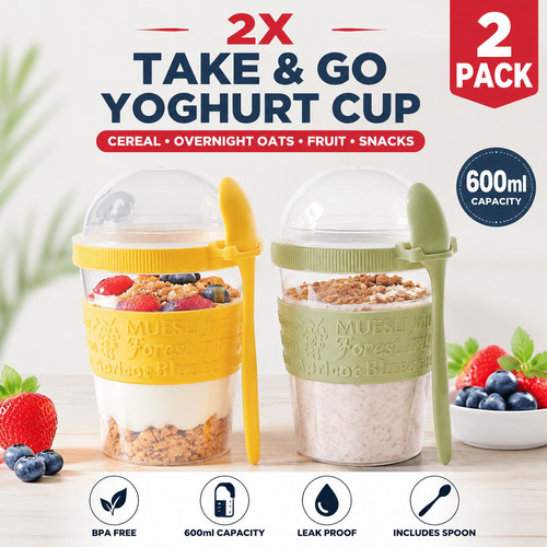 Pack yogurt cup overnight - pack,