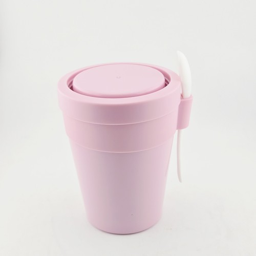 Yogurt container snack pot - yogurt,