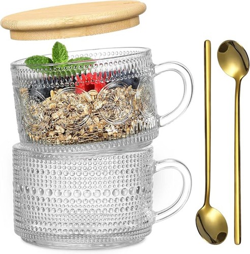 Glass overnight oats jars - overnight,