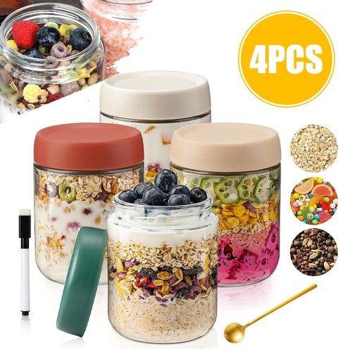 Overnight oats jar - overnight,