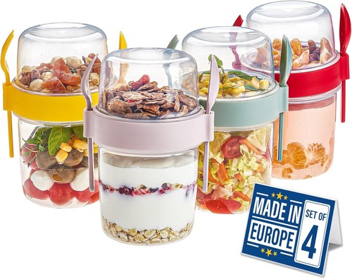 Plastic yogurt containers - yogurt,