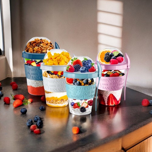 Kids yogurt cup with spoon - kids,