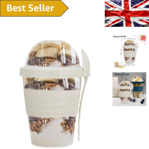Stylish 600ml reusable - stylish, yogurt