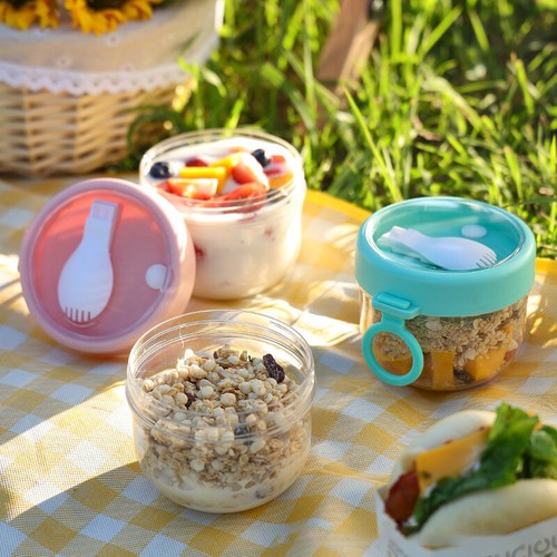 Leak proof overnight oats jar - leak-proof,