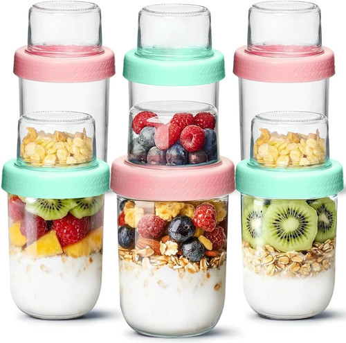 Overnight oats container - oats,