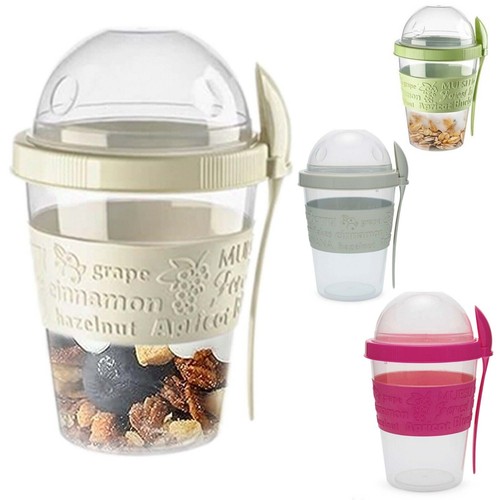 Cereal cup spoon yoghurt - cereal, &