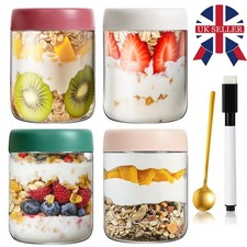 Overnight Oats Jar 4 Pack 500