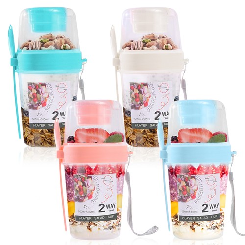 4pcs overnight oats container - oats,